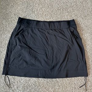 Columbia Anytime Skort XXL Black- hiking, athletic, casual UPF